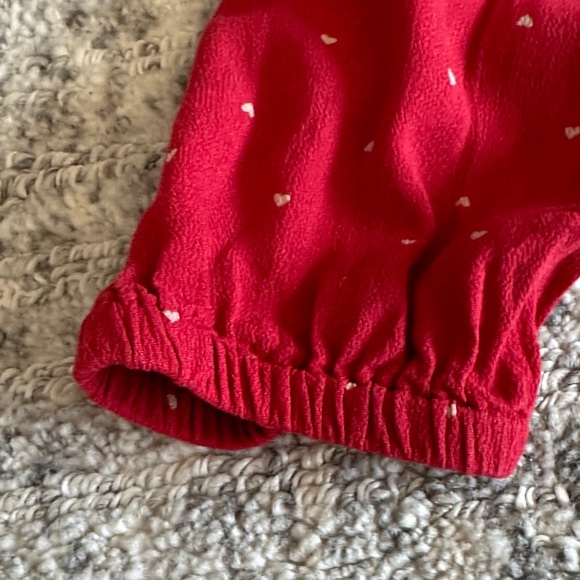 GAP Kids Casual Red Dress with White hearts - Picture 6 of 8